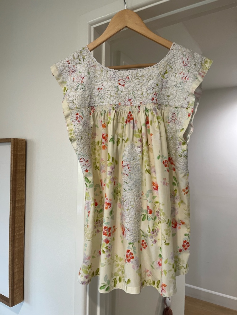 Mi Golondrina Flores Blouse